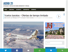 Tablet Screenshot of aero21.com